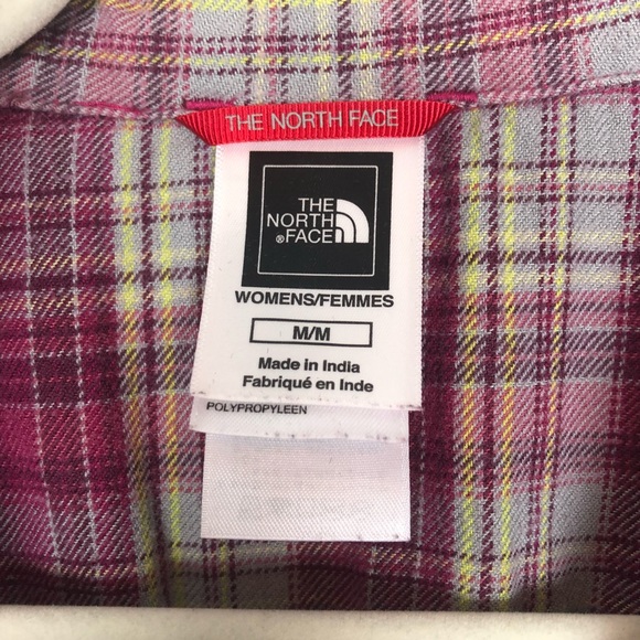 4/$25 THE NORTH FACE Plaid Button Down Shirt - Picture 6 of 7